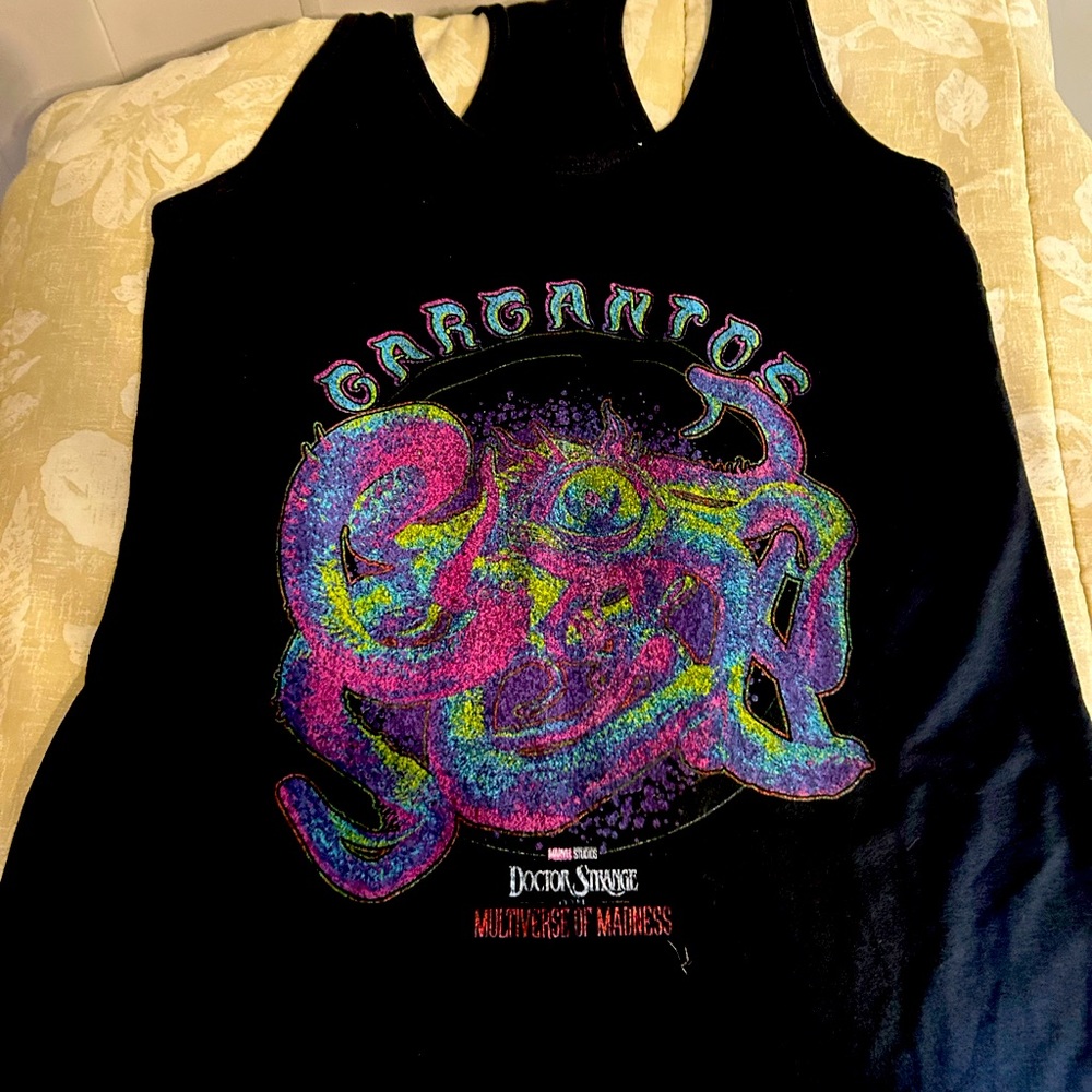 Dr. Strange Gargantos Marvel racer back tank top. New.